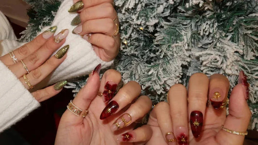 Winter Glow: 9 Stunning Holiday Nail Designs to Rock This Season
